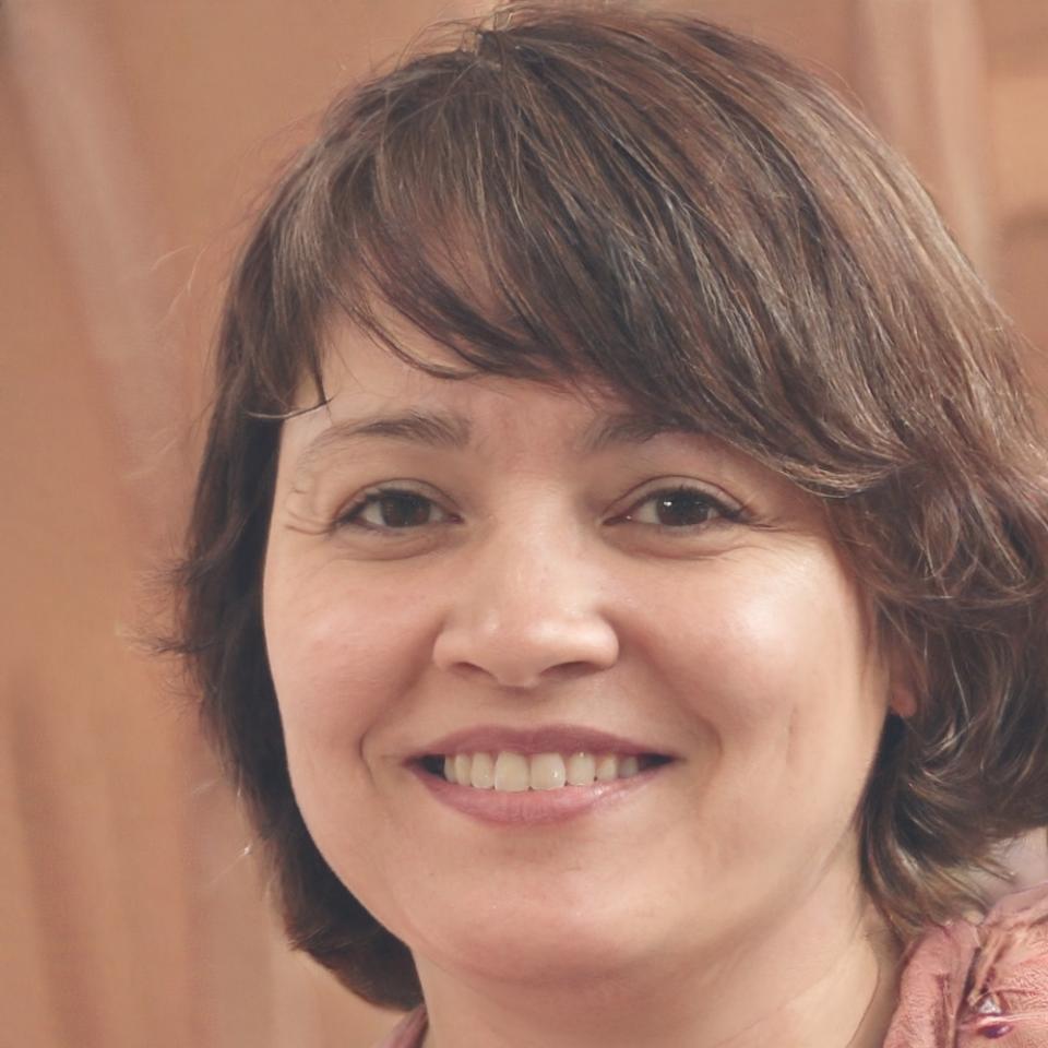 Retrato profesional de mentora especializada en finanzas internacionales